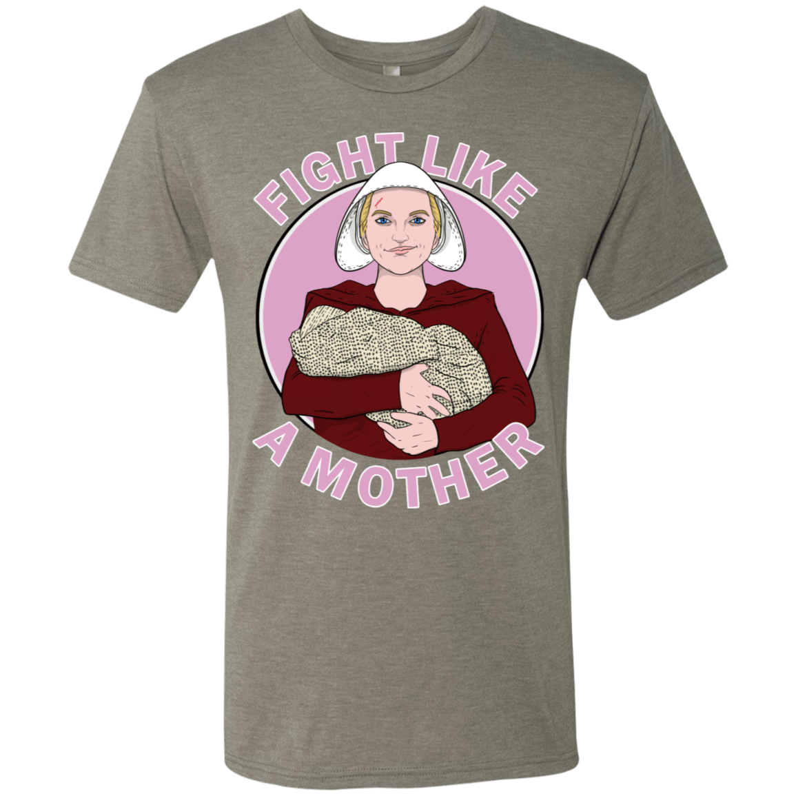 T-Shirts Venetian Grey / S Fight Like a Mother Men's Triblend T-Shirt