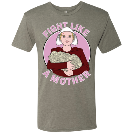 T-Shirts Venetian Grey / S Fight Like a Mother Men's Triblend T-Shirt