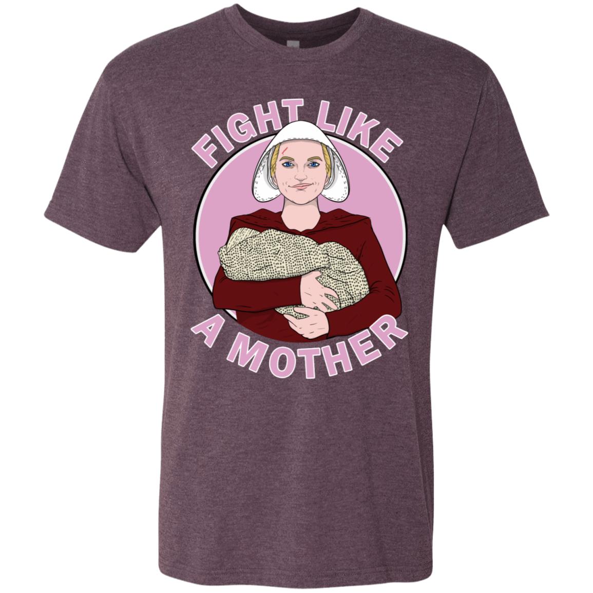 T-Shirts Vintage Purple / S Fight Like a Mother Men's Triblend T-Shirt