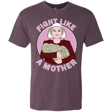 T-Shirts Vintage Purple / S Fight Like a Mother Men's Triblend T-Shirt