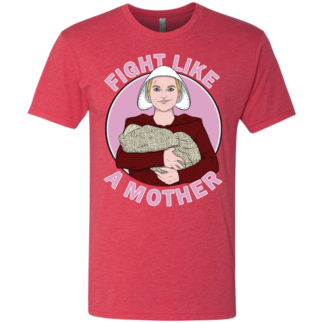 T-Shirts Vintage Red / S Fight Like a Mother Men's Triblend T-Shirt