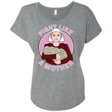 T-Shirts Premium Heather / X-Small Fight Like a Mother Triblend Dolman Sleeve