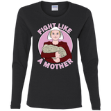 T-Shirts Black / S Fight Like a Mother Women's Long Sleeve T-Shirt