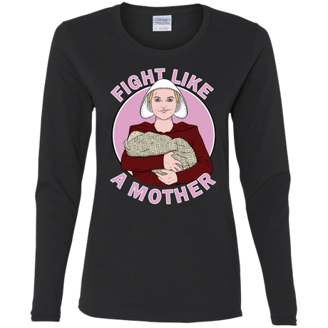 T-Shirts Black / S Fight Like a Mother Women's Long Sleeve T-Shirt