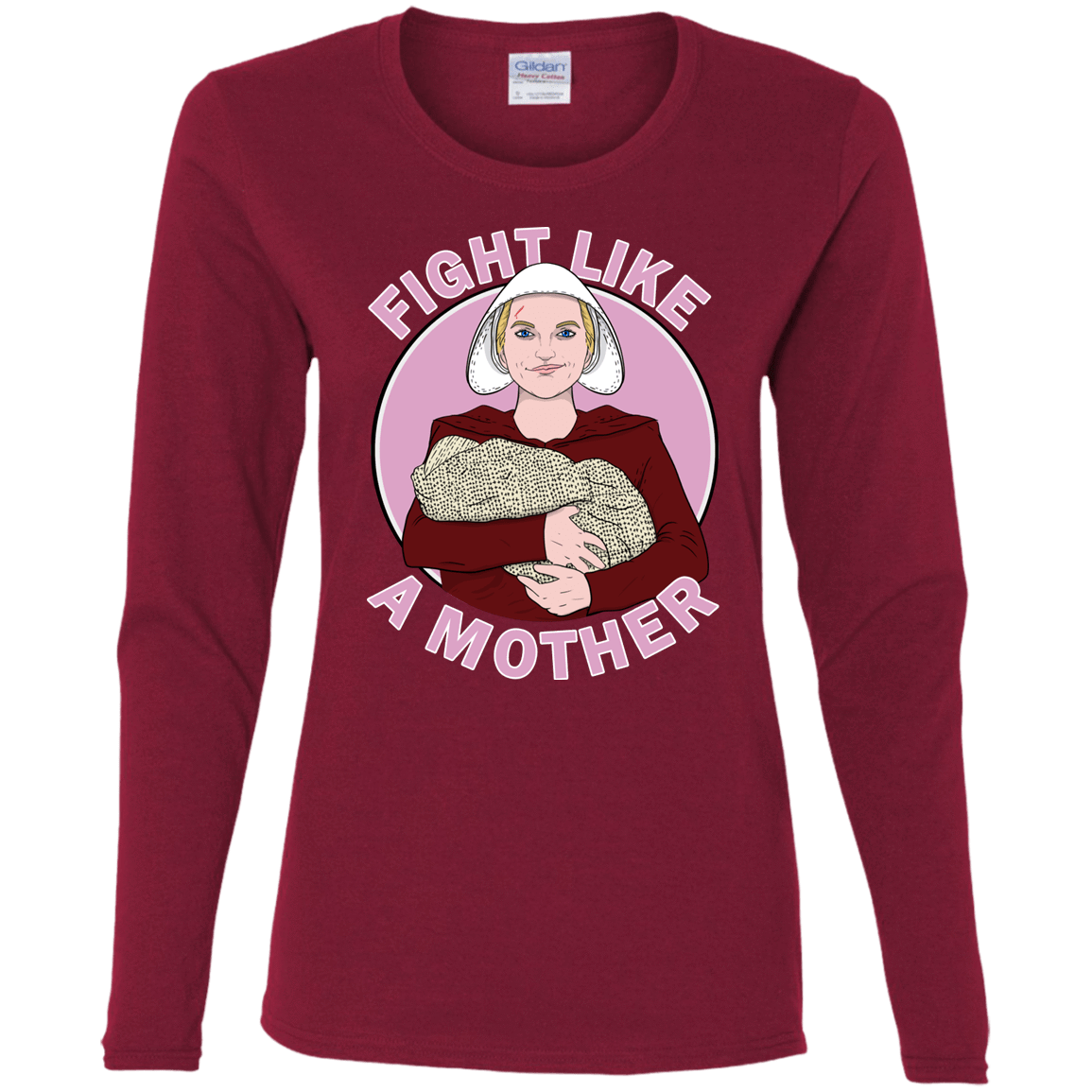 T-Shirts Cardinal / S Fight Like a Mother Women's Long Sleeve T-Shirt