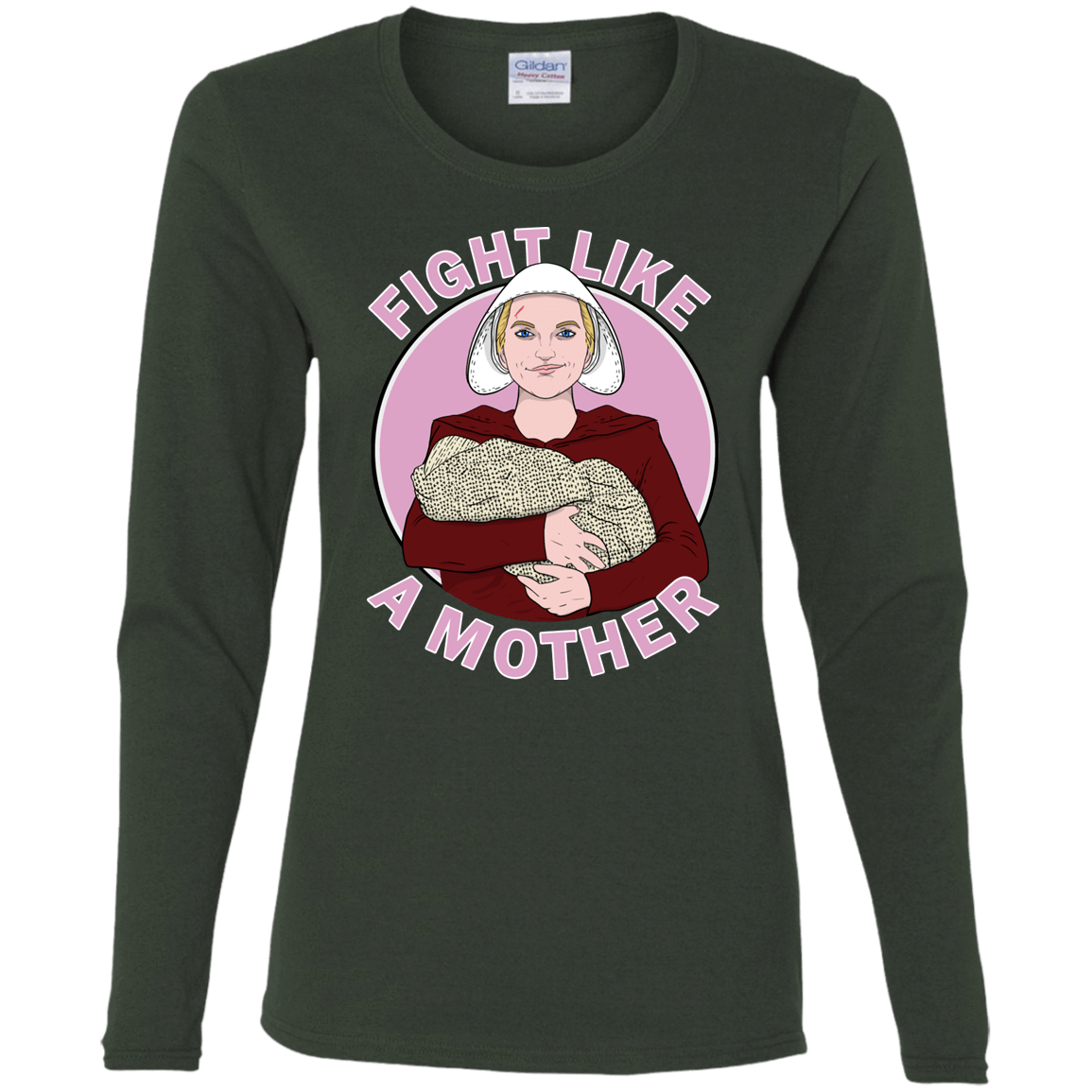 T-Shirts Forest / S Fight Like a Mother Women's Long Sleeve T-Shirt