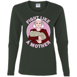 T-Shirts Forest / S Fight Like a Mother Women's Long Sleeve T-Shirt