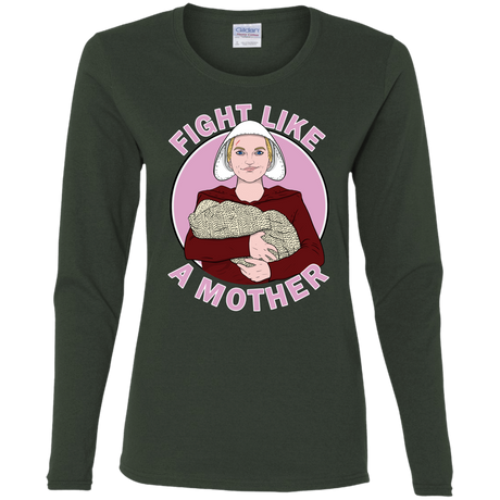 T-Shirts Forest / S Fight Like a Mother Women's Long Sleeve T-Shirt