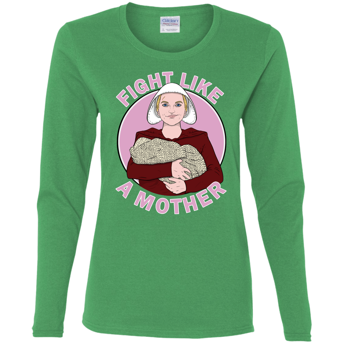 T-Shirts Irish Green / S Fight Like a Mother Women's Long Sleeve T-Shirt