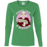 T-Shirts Irish Green / S Fight Like a Mother Women's Long Sleeve T-Shirt