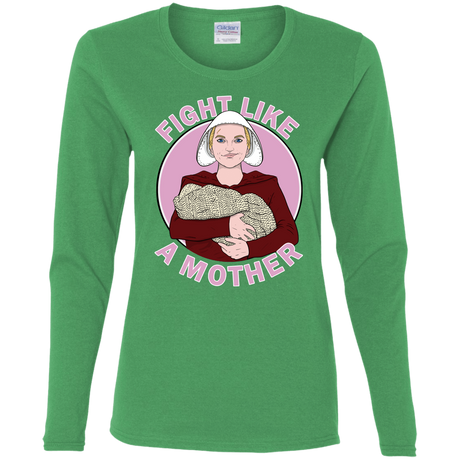 T-Shirts Irish Green / S Fight Like a Mother Women's Long Sleeve T-Shirt