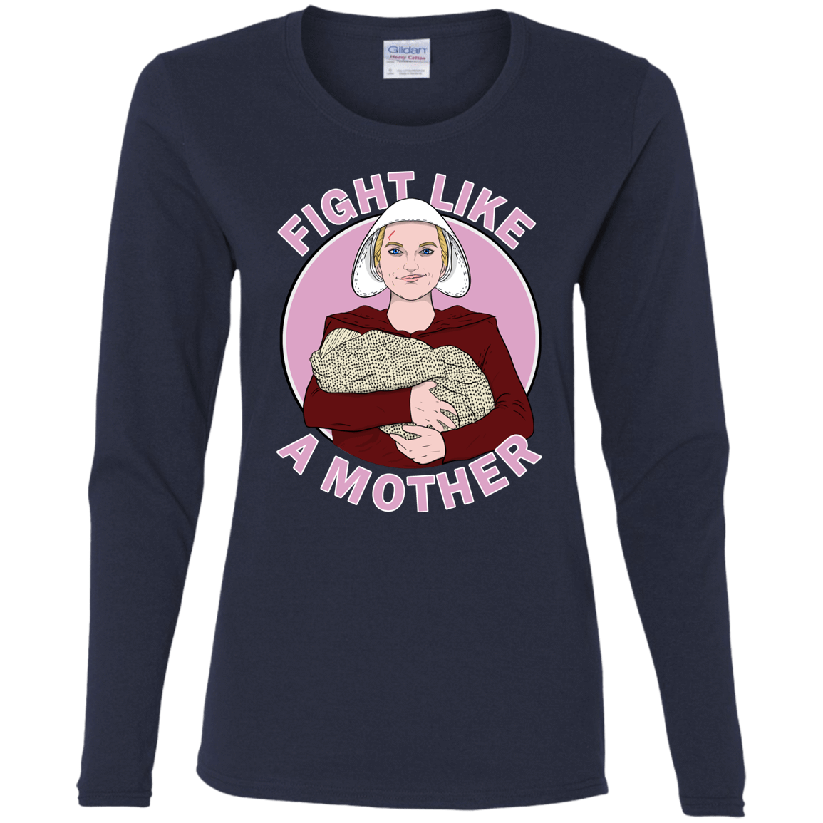 T-Shirts Navy / S Fight Like a Mother Women's Long Sleeve T-Shirt