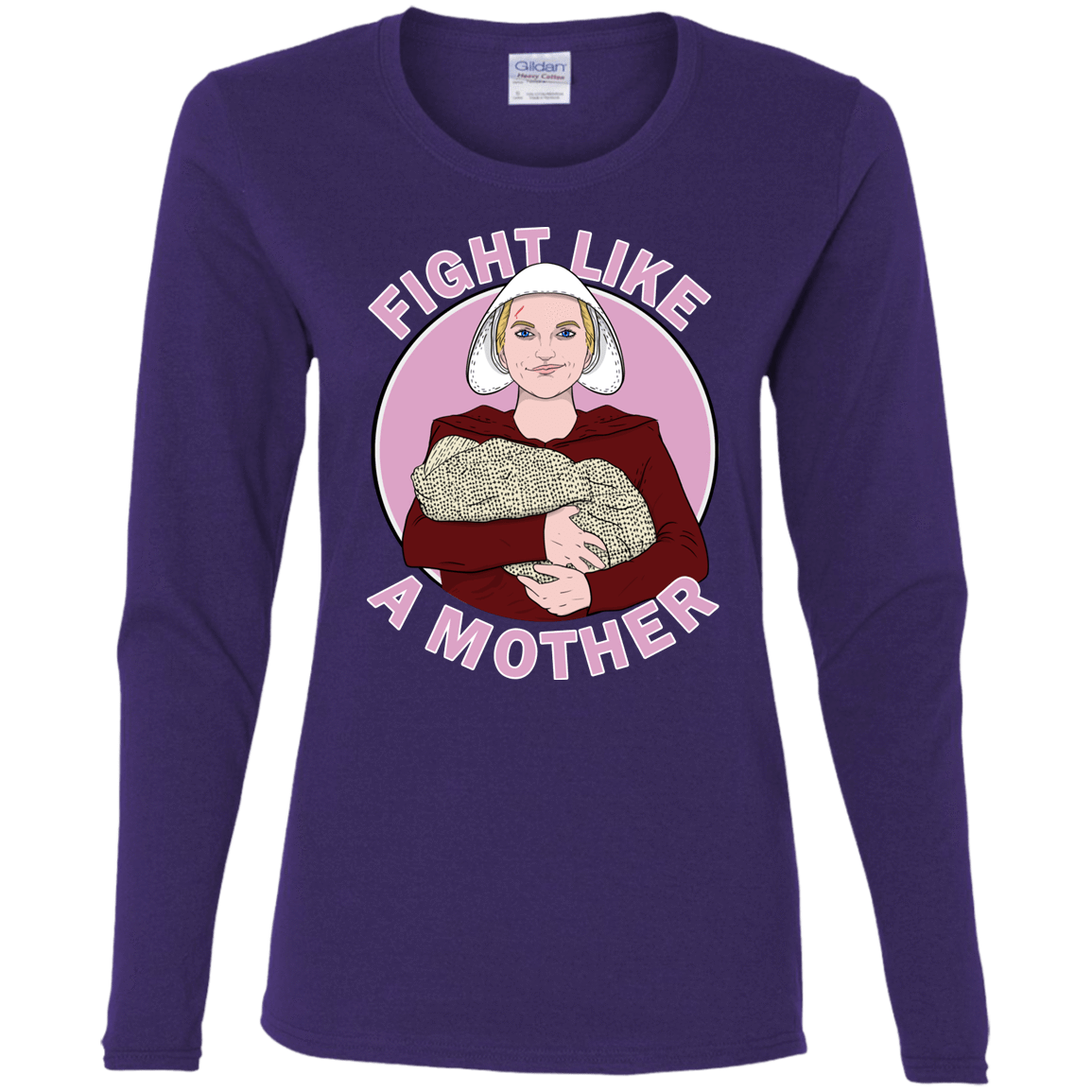 T-Shirts Purple / S Fight Like a Mother Women's Long Sleeve T-Shirt