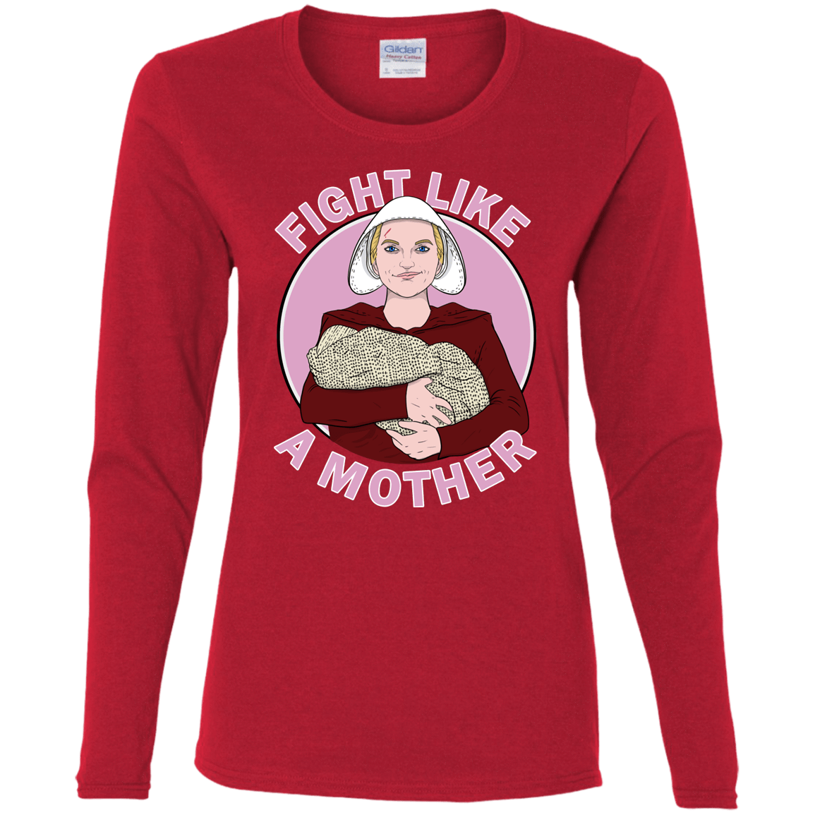 T-Shirts Red / S Fight Like a Mother Women's Long Sleeve T-Shirt