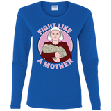 T-Shirts Royal / S Fight Like a Mother Women's Long Sleeve T-Shirt