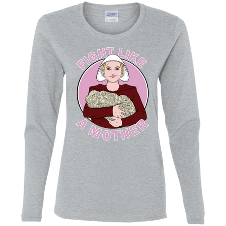 T-Shirts Sport Grey / S Fight Like a Mother Women's Long Sleeve T-Shirt