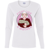 T-Shirts White / S Fight Like a Mother Women's Long Sleeve T-Shirt