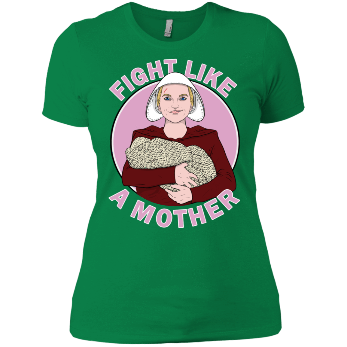 T-Shirts Kelly Green / X-Small Fight Like a Mother Women's Premium T-Shirt