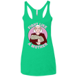 T-Shirts Envy / X-Small Fight Like a Mother Women's Triblend Racerback Tank