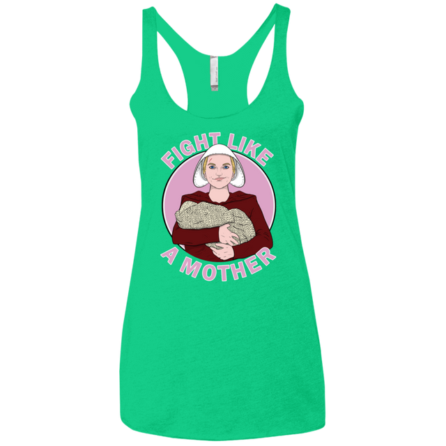 T-Shirts Envy / X-Small Fight Like a Mother Women's Triblend Racerback Tank