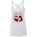 T-Shirts Heather White / X-Small Fight Like a Mother Women's Triblend Racerback Tank