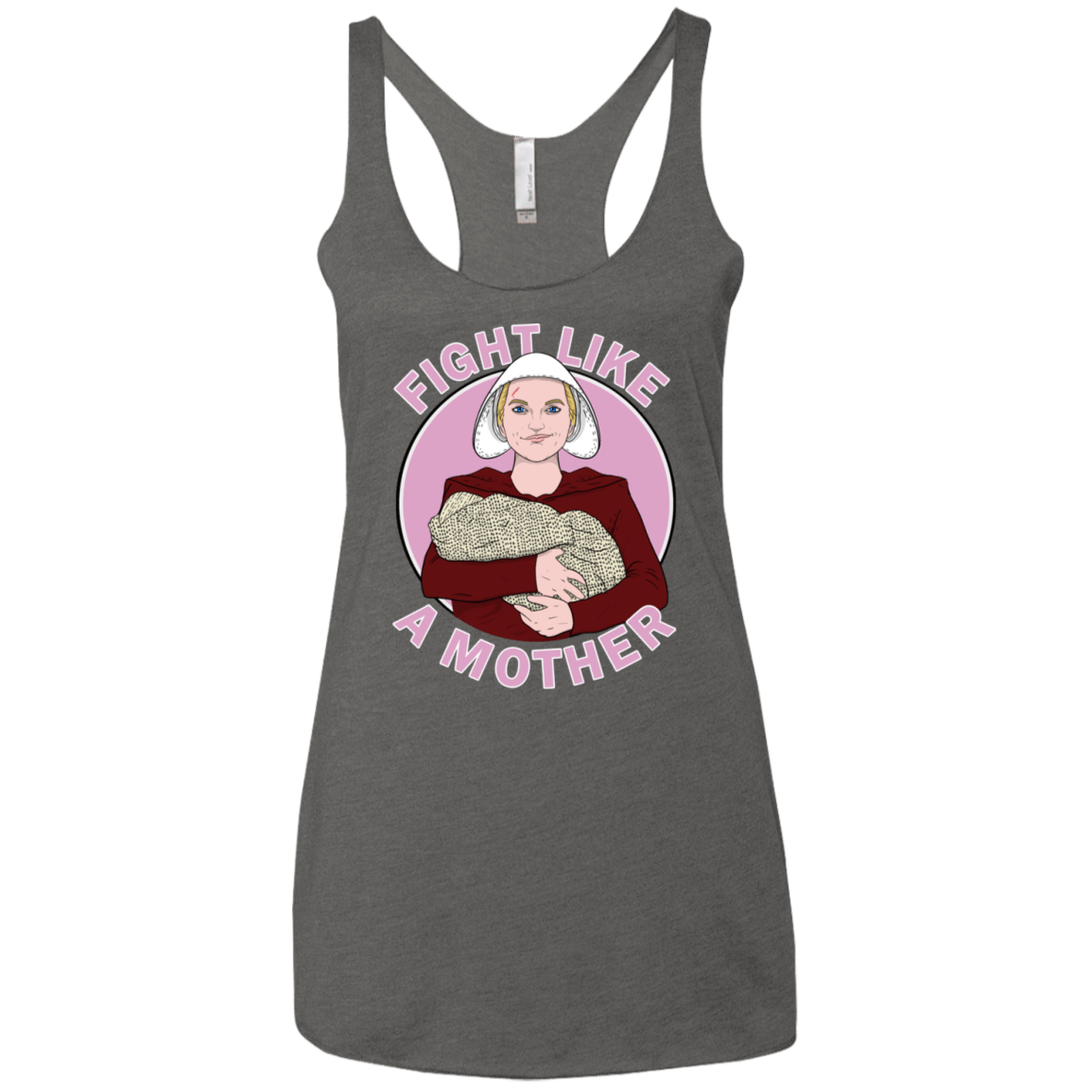 T-Shirts Premium Heather / X-Small Fight Like a Mother Women's Triblend Racerback Tank