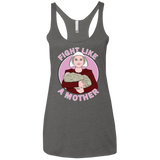 T-Shirts Premium Heather / X-Small Fight Like a Mother Women's Triblend Racerback Tank