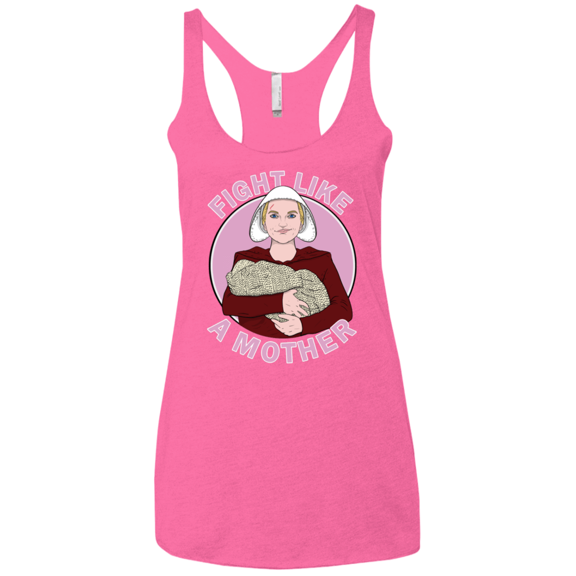 T-Shirts Vintage Pink / X-Small Fight Like a Mother Women's Triblend Racerback Tank