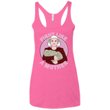 T-Shirts Vintage Pink / X-Small Fight Like a Mother Women's Triblend Racerback Tank