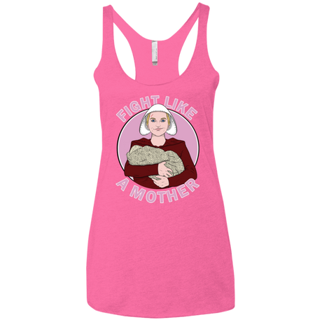 T-Shirts Vintage Pink / X-Small Fight Like a Mother Women's Triblend Racerback Tank
