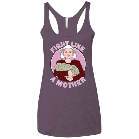 T-Shirts Vintage Purple / X-Small Fight Like a Mother Women's Triblend Racerback Tank