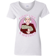 T-Shirts White / S Fight Like a Mother Women's V-Neck T-Shirt