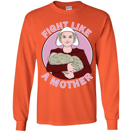 T-Shirts Orange / YS Fight Like a Mother Youth Long Sleeve T-Shirt