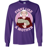 T-Shirts Purple / YS Fight Like a Mother Youth Long Sleeve T-Shirt