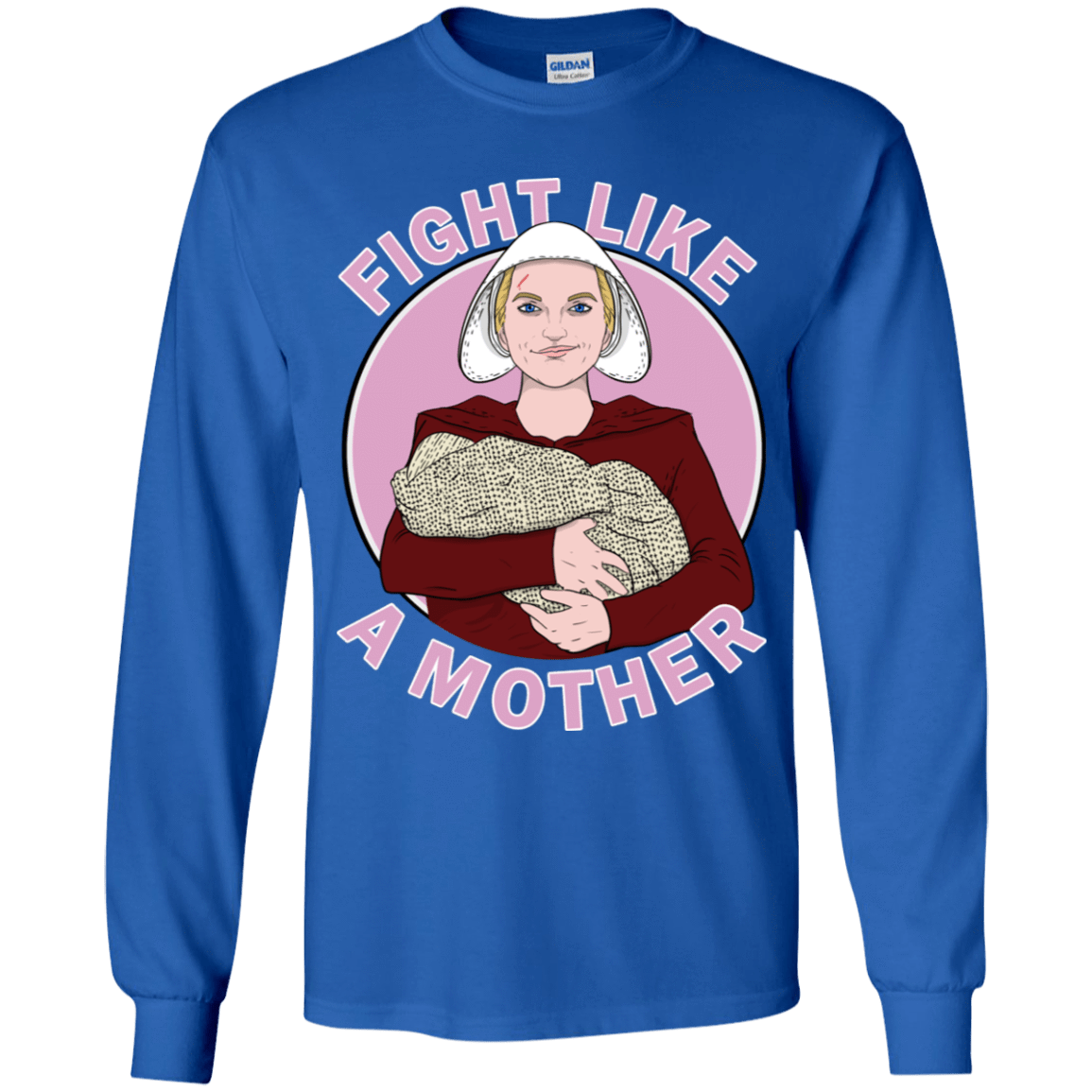 T-Shirts Royal / YS Fight Like a Mother Youth Long Sleeve T-Shirt