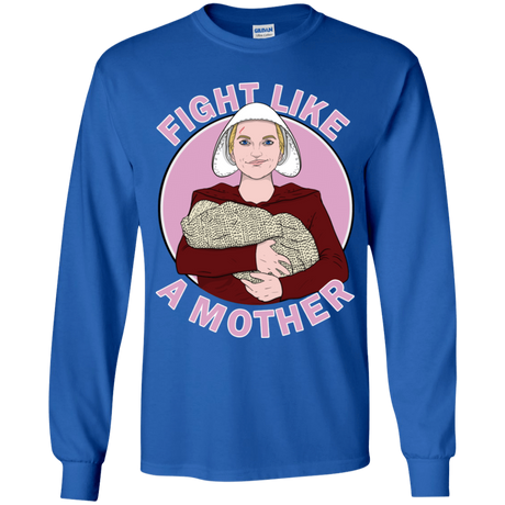 T-Shirts Royal / YS Fight Like a Mother Youth Long Sleeve T-Shirt