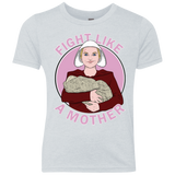 T-Shirts Heather White / YXS Fight Like a Mother Youth Triblend T-Shirt