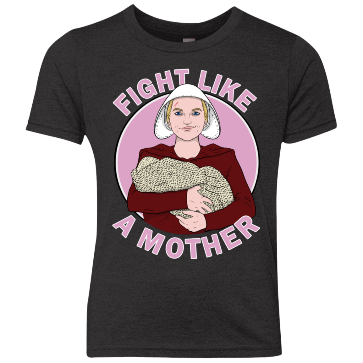 T-Shirts Vintage Black / YXS Fight Like a Mother Youth Triblend T-Shirt