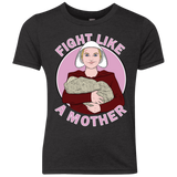 T-Shirts Vintage Black / YXS Fight Like a Mother Youth Triblend T-Shirt