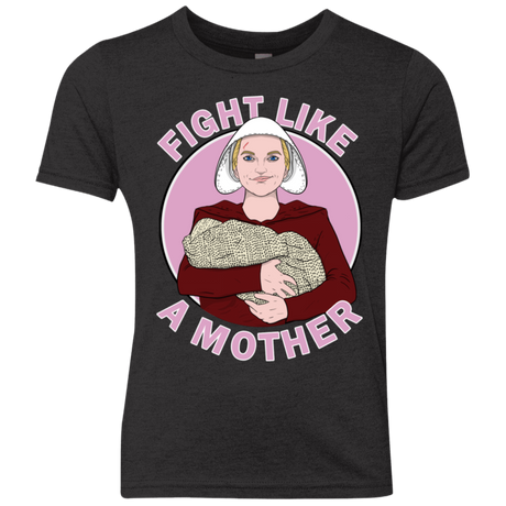T-Shirts Vintage Black / YXS Fight Like a Mother Youth Triblend T-Shirt