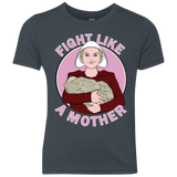 T-Shirts Vintage Navy / YXS Fight Like a Mother Youth Triblend T-Shirt