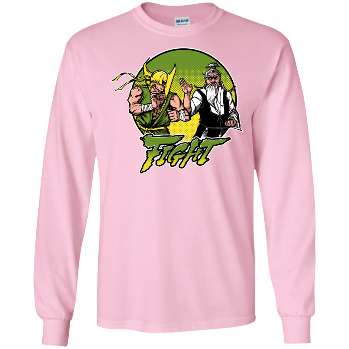 T-Shirts Light Pink / S Fight Men's Long Sleeve T-Shirt