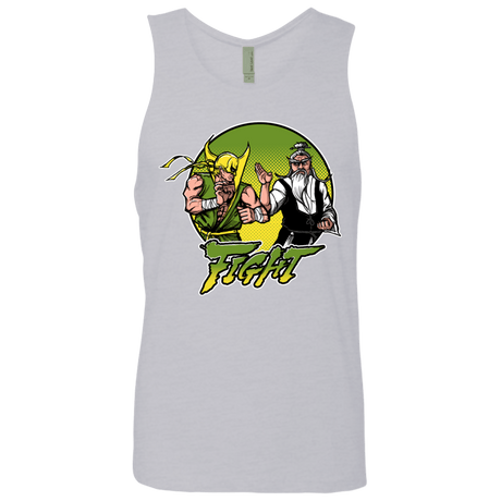 T-Shirts Heather Grey / S Fight Men's Premium Tank Top