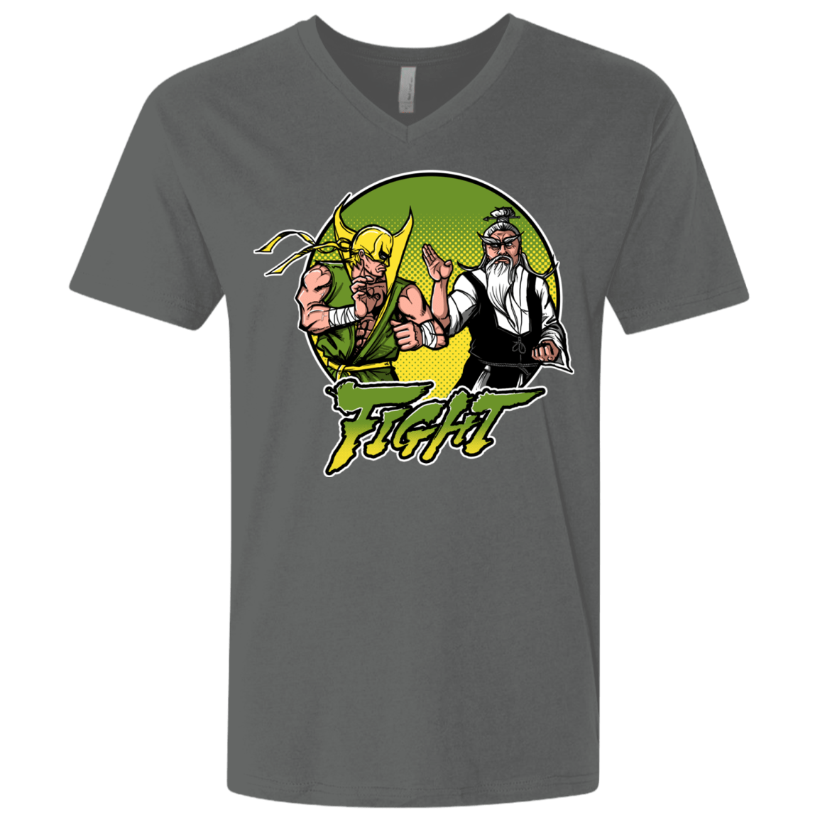 T-Shirts Heavy Metal / X-Small Fight Men's Premium V-Neck