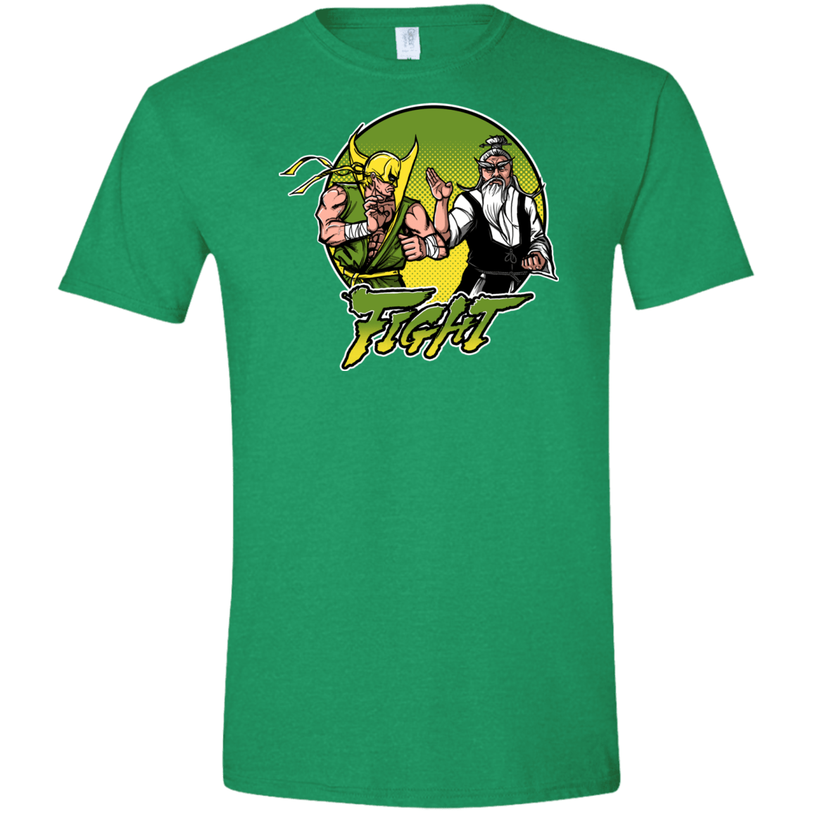 T-Shirts Heather Irish Green / S Fight Men's Semi-Fitted Softstyle