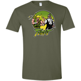 T-Shirts Military Green / S Fight Men's Semi-Fitted Softstyle
