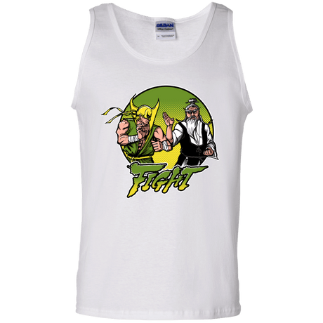 T-Shirts White / S Fight Men's Tank Top