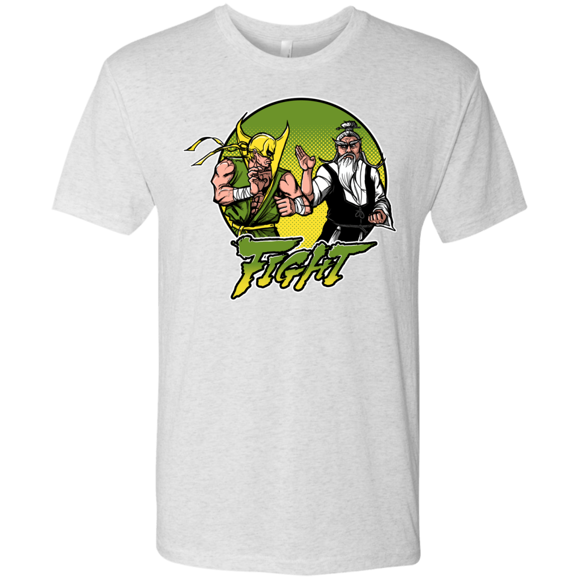 T-Shirts Heather White / S Fight Men's Triblend T-Shirt