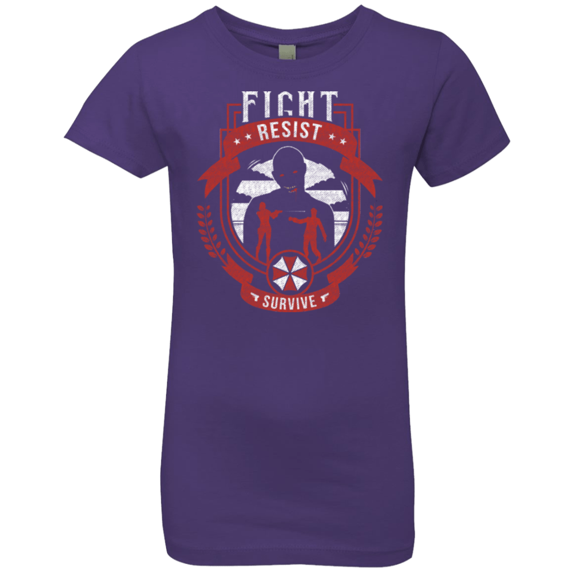 T-Shirts Purple Rush / YXS Fight, Resist, Survive Girls Premium T-Shirt