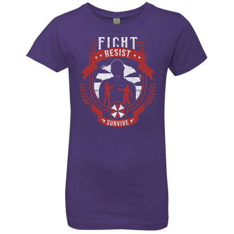 T-Shirts Purple Rush / YXS Fight, Resist, Survive Girls Premium T-Shirt
